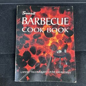 1975 Sunset Barbecue Cook Book - 300 Recipes - Good Condition